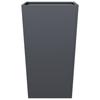 Vidaxl Donice Ogrodowe, 2 Szt., Antracytowe, 45X45X75 Cm, Stalowe