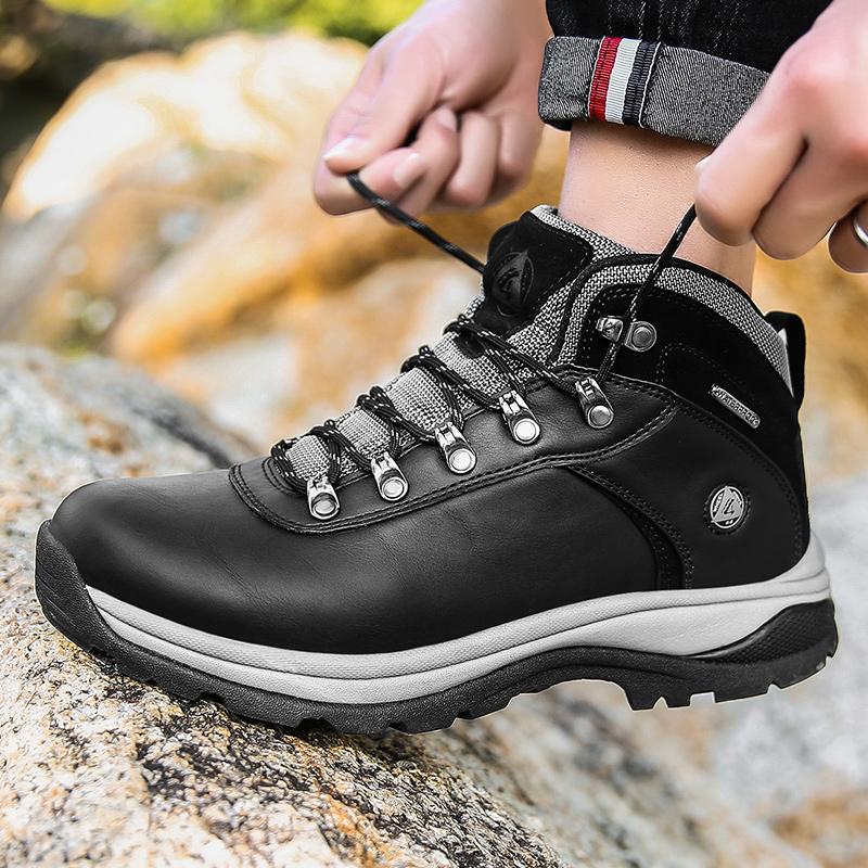 Neue Herren High-Top Wasserdichte Wanderschuhe Herbstmode Outdoor Sportschuhe Wanderstiefel Herren Herbst Übergröße 38 -46