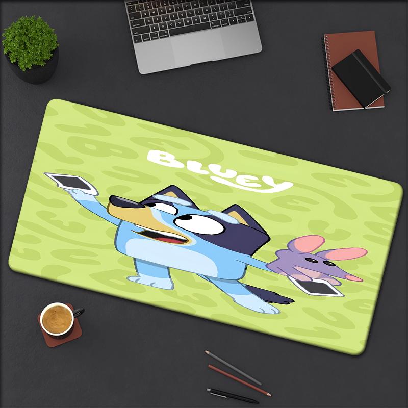 Bluey Theme Mouse Pad, Non Slip Rubber Base, Multifunctional Office & Home Decor, Perfect for Workspace Personalization.