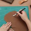 Leather Tools with Hammer Cutting Mat Leather Hole Punch Tool Leather Craft Tool Leather Stamping Tools Craft Supplies