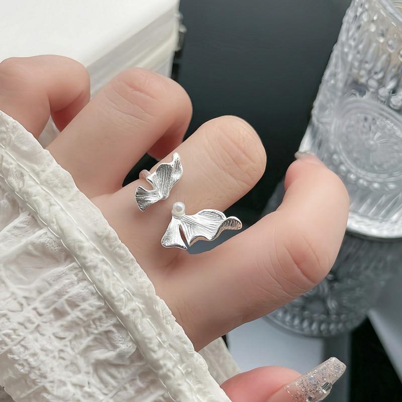 VENTFILLE 925 Sterling Silver Butterfly Ring For Women New Chinese Style Aesthetic Version Adjustable Jewelry Gift Dropshipping