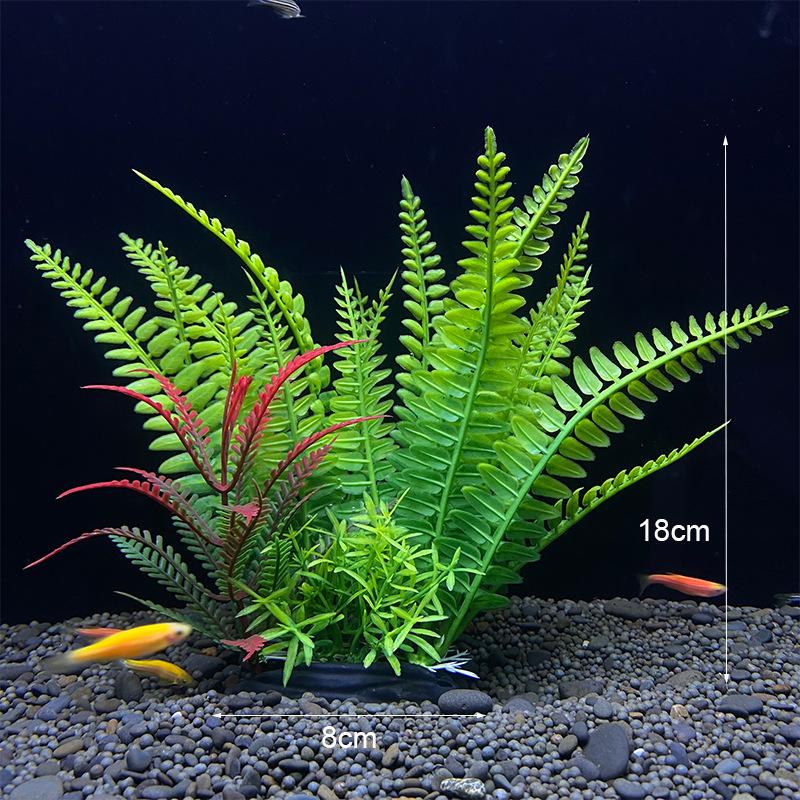 Artificial Aquarium Decor Plants Underwater Water Grass Aquatic Plastic Plants For Fish Tank Aquarium Decorations