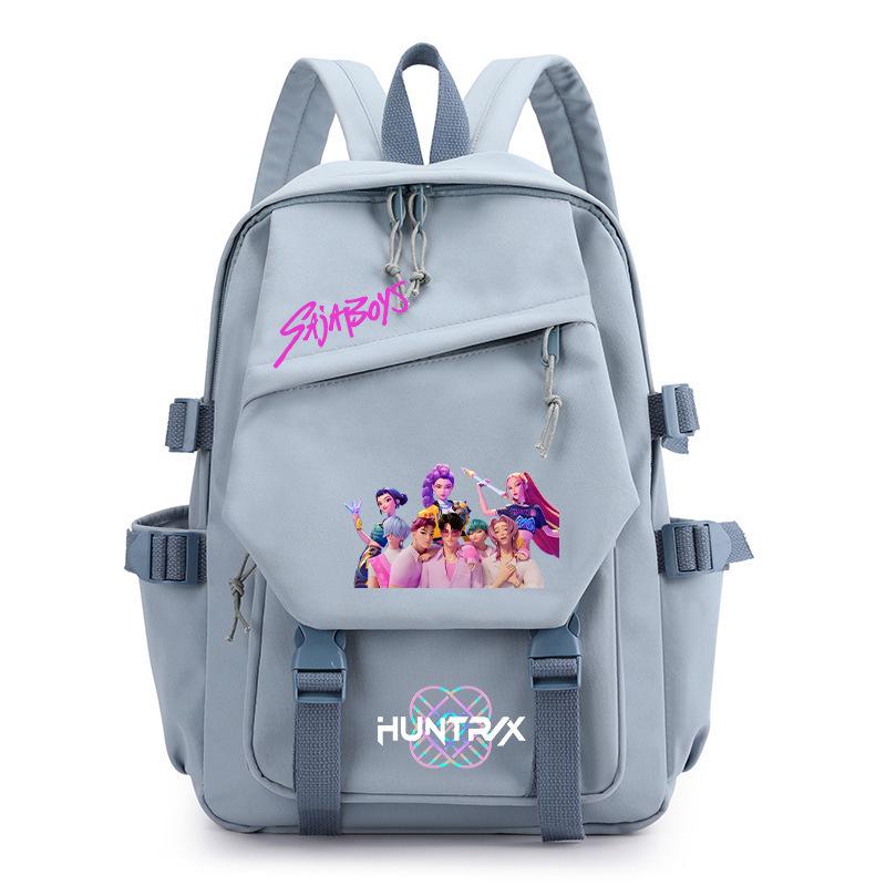 Saja Boys Peripheral Korean Version Backpack College Wind Large Capacity Student Bag