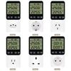 LCD Digital Power Meter EU US UK AU Plug Energy Meter Electronic Wattmeter Voltmeter Ammeter Electricity Cost KWH Monitor