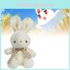 Rabbit Plush Scarf Toy Cartoon Animal Stuffed Doll Room Sofa Decoration Gift