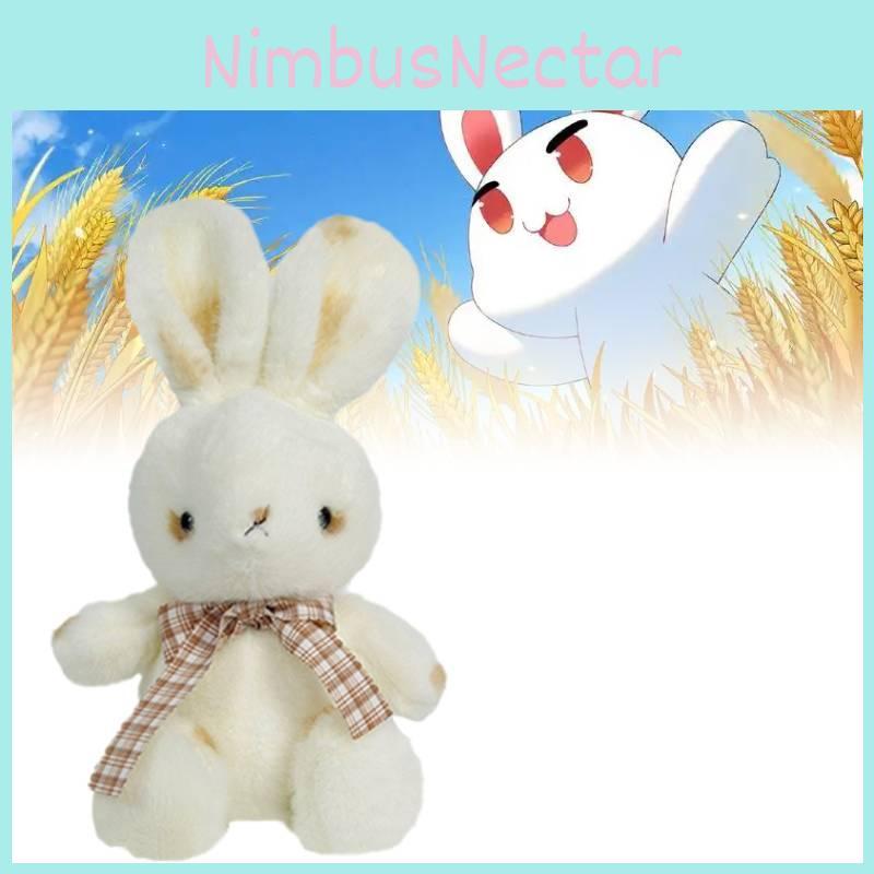 Rabbit Plush Scarf Toy Cartoon Animal Stuffed Doll Room Sofa Decoration Gift