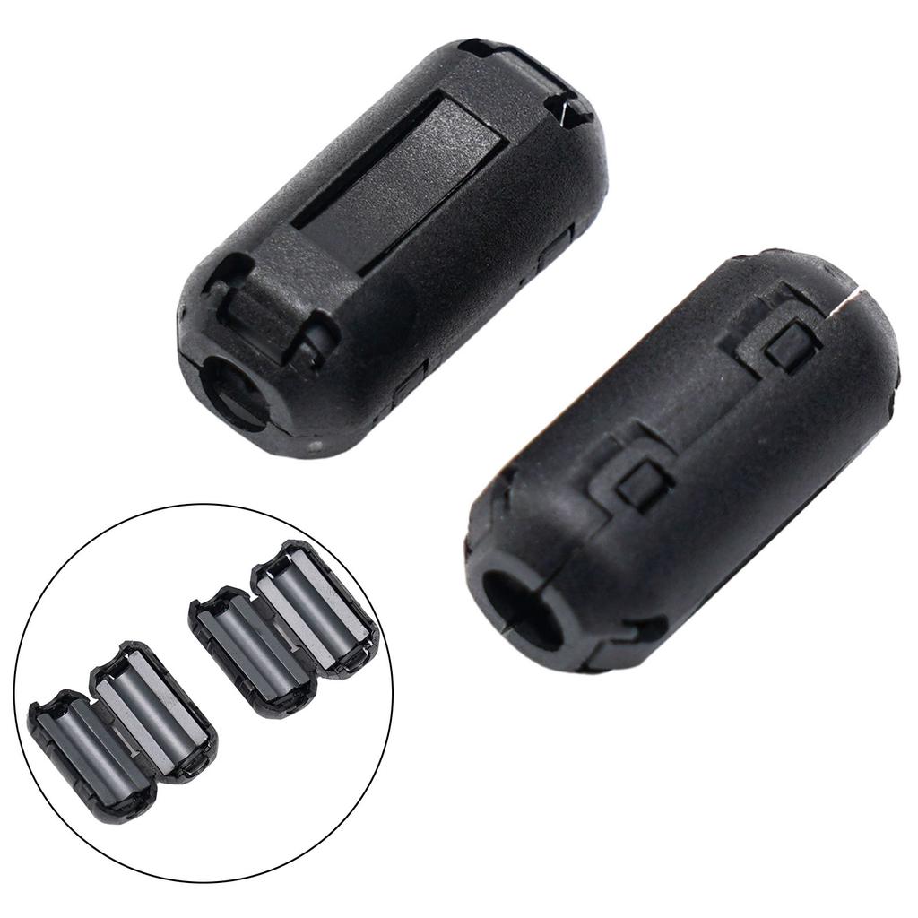 5mm Ferrite Core Noise Suppressor Filter Ring for RFI Protection on Cables for Computers Audio Devices and More