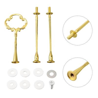 1pcs Cake Plate Stand European Style Gold Silver Detachable