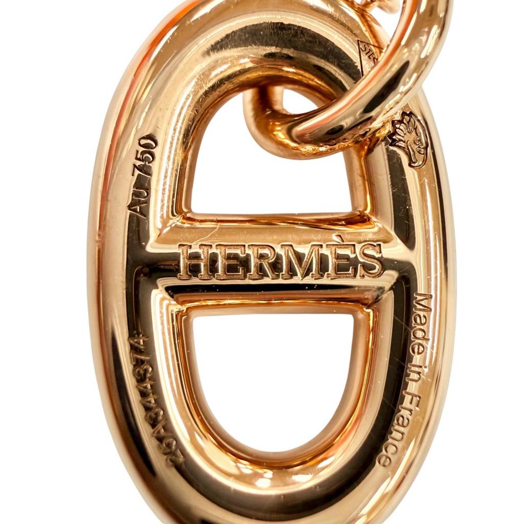 Excellent HERMES Necklace Farandole PM Pink Gold 750 Women 25A344374 Used