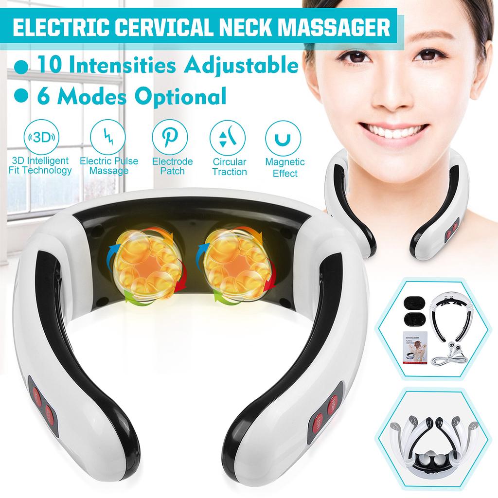 Buy Electric Pulse Neck Massager Vertebra Impulse Therapy