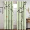 Chinese Troditional Culture Bird Flower Window Curtains In Kids Bedroom Living Room Hall Treatments Kitchen Decor Drapes Blinds
