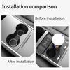 Water Cup Box for Tesla Model 3 Y 2025-2025 Central Control Multifunctional Silicone Water Cup Limiter Car Cup Holder Decoration