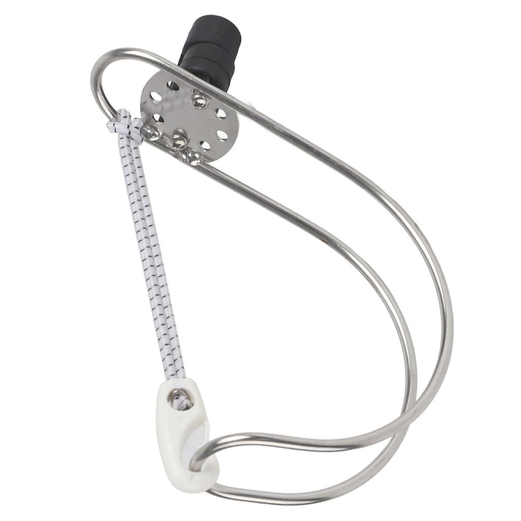 4.5in Stainless Steel Lifebuoy Ring Bracket Horseshoe Holder for Marine Boat Ship