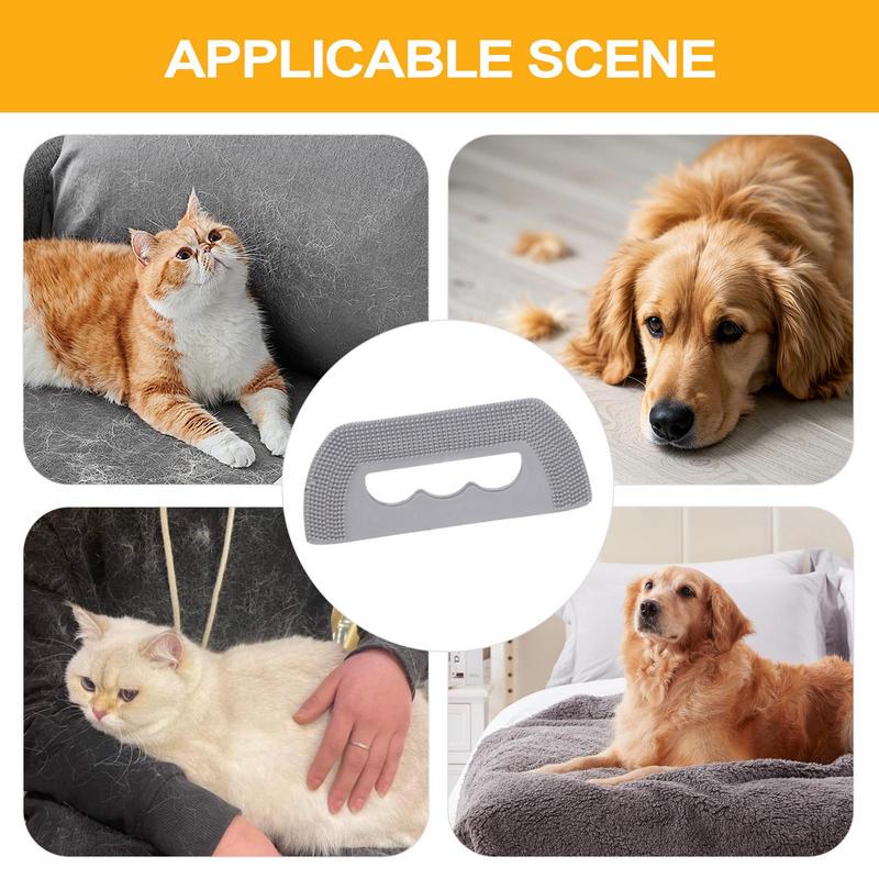 Pet Hair Remover for Car Interior Reusable Rubber Sheet Lint Removal Tool for Carpet Rug Couch Auto Detailing Furniture