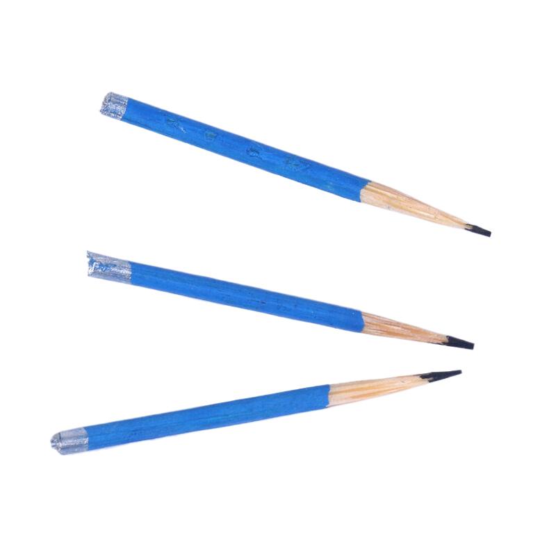 

10 шт. Кукольный домик Миниатюрная цветная ручка Мини-карандаш Школьные принадлежности Модель Детская игрушка для ролевых игр Домашний декор синий