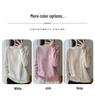 Women's 100% Wool Round Neck Cardigan - Autumn/Winter Versatile Short Sweater Coat