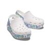 Crocs Breathable Round Toe Butterfly Thick Sole Clogs Unisex Footwear White 208258-94S