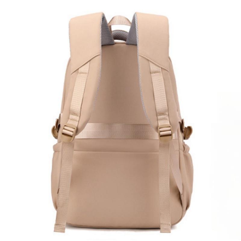 BAIJIAWEI 2024 Summer New Schoolbag High Quality Nylon Waterproof Junior High School Book Bag Lightweight Big Capacity College Student Travel Backpack