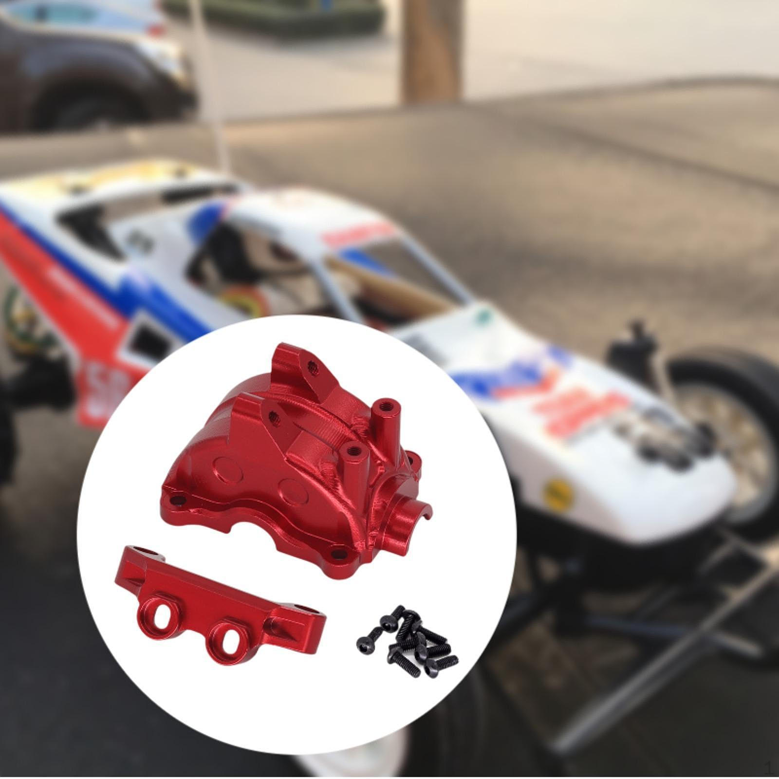 

1:10 Scale RC Car Metal Gearbox Front Gear Case Cover Upgrade Kit Differential for TT02 синій