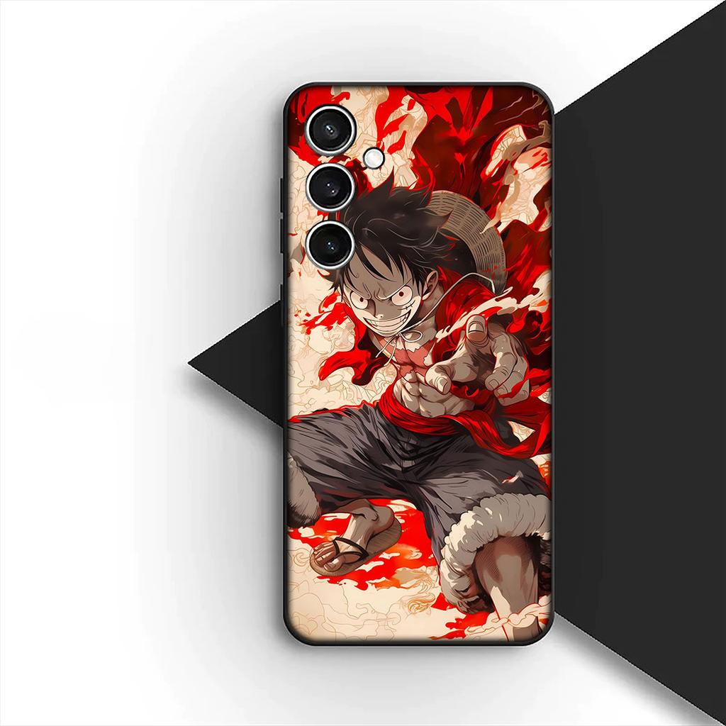Protective Cover for Xiaomi Redmi Note 13 14 Pro Plus ProPlus 14C 13C Pro+ 5G Casing Phone Case Red Hair One Luffy Pieces Shanks