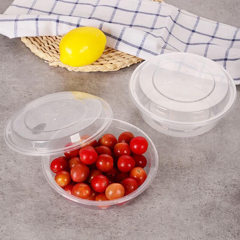 777 Disposable Transparent Plastic Food Containers with Lids