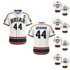 Briar Unisex Baseballtrikot Unabhängigkeitstag Aufdruck Sportoberteil für Erwachsene Hemd mit Knöpfen und Kurzarm mit Teamnummer Design