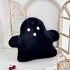 Creative Ghost Plush Throw Pillow With Soft Velvet Cover For Halloween Decor And Comfort