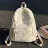 FashionLightweight Backpack Casual Fashion Daily Bag Large Capacity School Bag for Students Minimalist Design Commute Travel with Functional Pockets