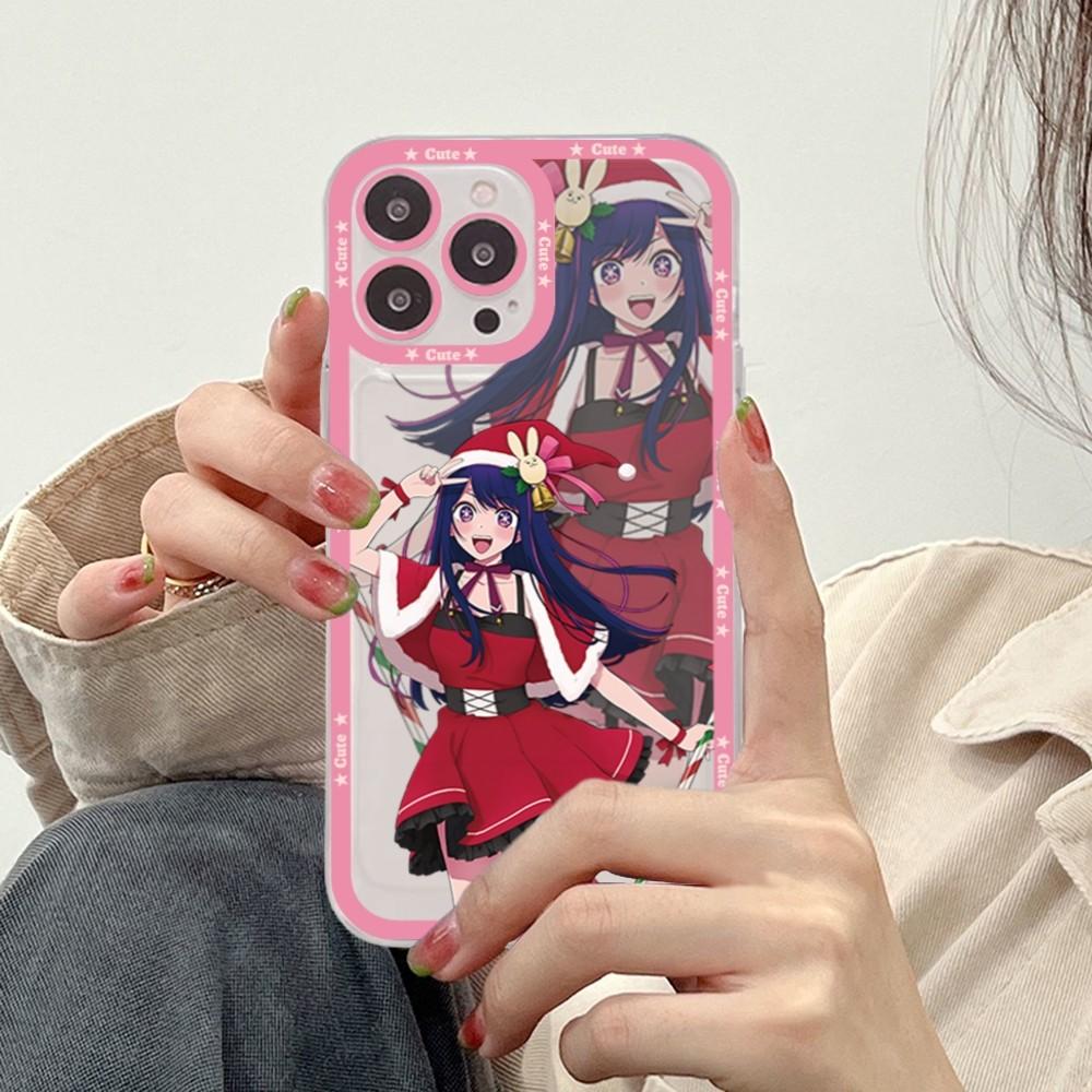 Coque de téléphone Oshi No Ko Pour iPhone 15 11 12 13 14 Mini Pro Max XR X XS TPU Coque Transparente