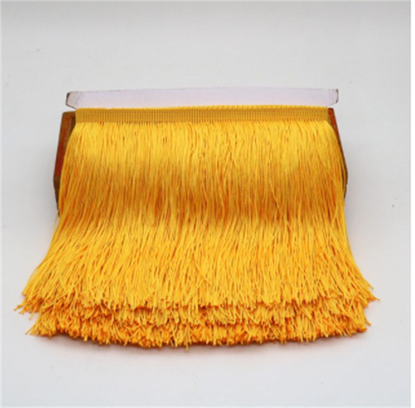 1 yards Long Fringe Lace Tassel Polyester Lace Trim Ribbon Latin dance skirt curtain fringes for sewing DIY Accessories tassle