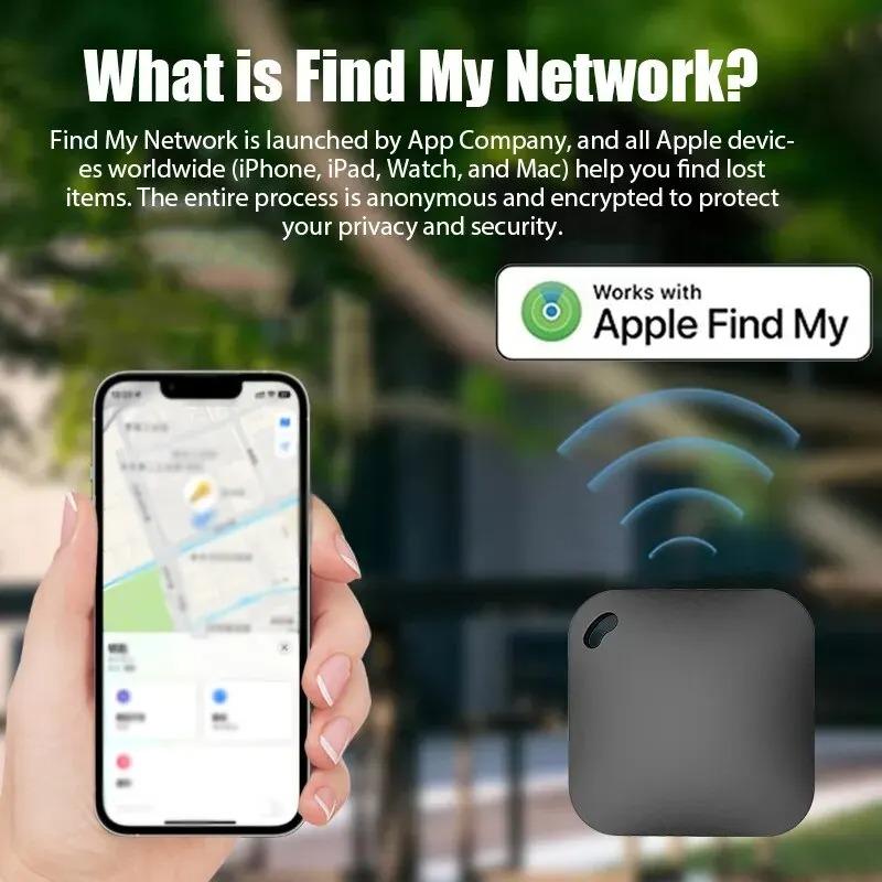 Smart GPS Tracker Works With Apple Find My APP Pet Kids Luggage Key Tracking Global Accurate Positioning Bluetooth Tag Tracker