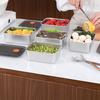 Stainless Steel Handle Bento Lunch Box Food Grade Refrigerator Storage Box Household Use Large Capacity Sealed Picnic Box