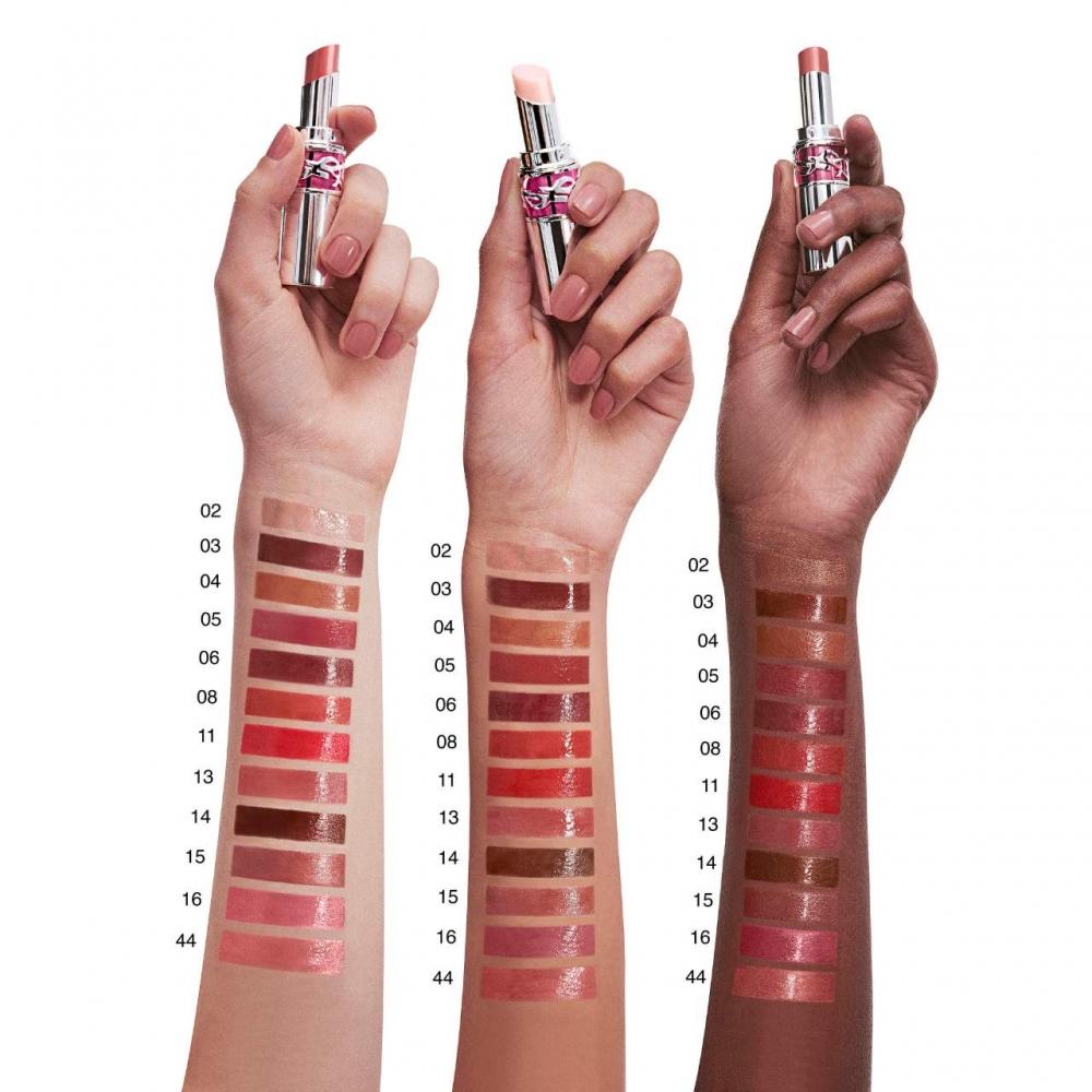 Yves Saint Laurent Ysl Candy Glaze Lippenstift-Gloss-Stift 0,11 oz 3,2 g 16 Wassermelone hiGh Warm Rose