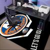 Islanders Hockey Pride Floor Mat for Living Room, Game Rooms, Office, Bedroom, Office Floor Mat Playful Design, Christmas Fan Gifts