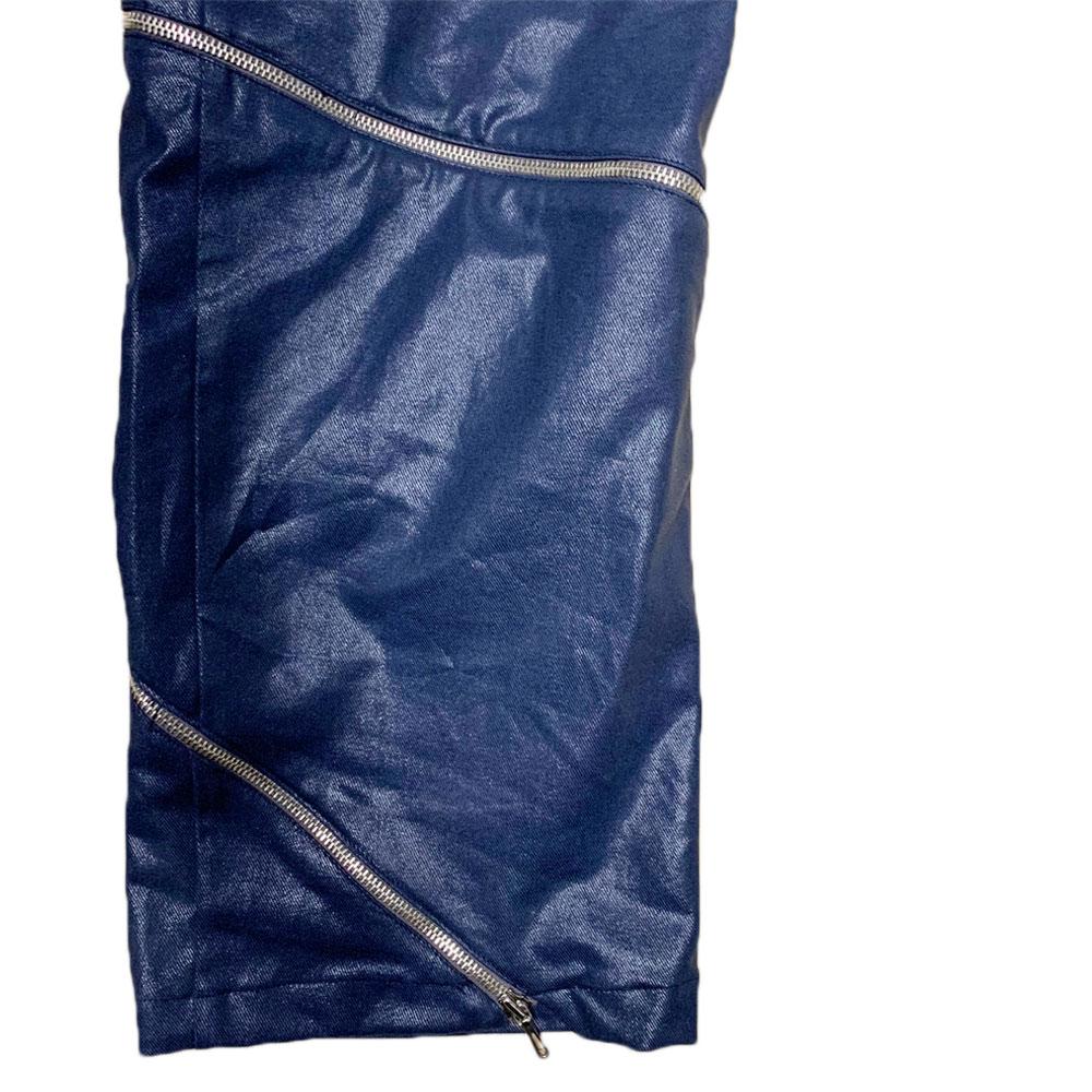 Jeneoduwogseu Zipper Pants Navy