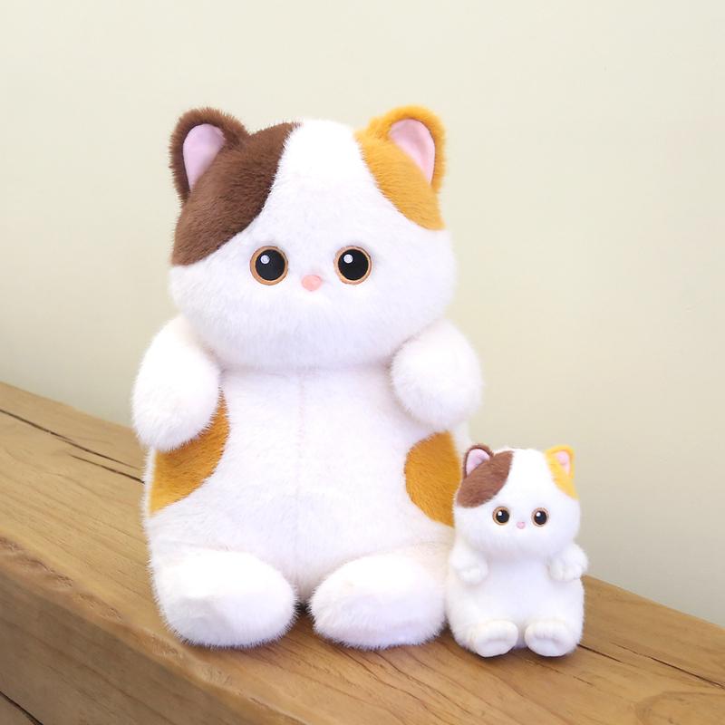 Adorabile Gatto Peluche Giocattolo Gatto Calico Gatto Siamese Gattino Gatto Nero Peluche Animale Compagno Bambola Data di Nascita Regalo