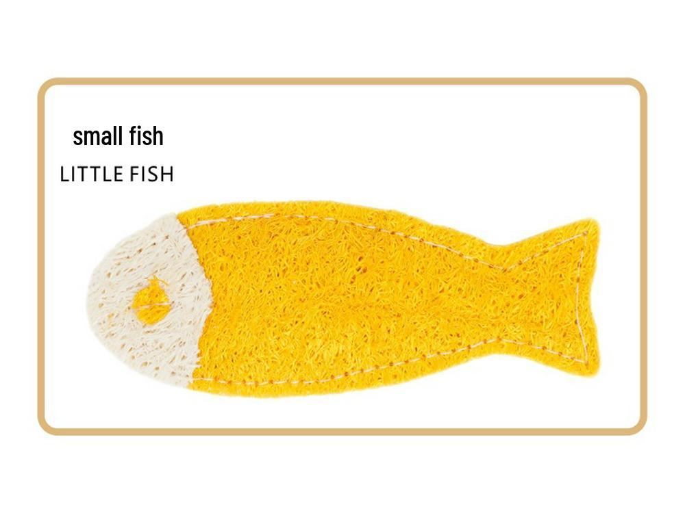 Loofah Catnip Teething Toy for Cats and Dogs - Durable, Odorless Chewing and Teasing Stick