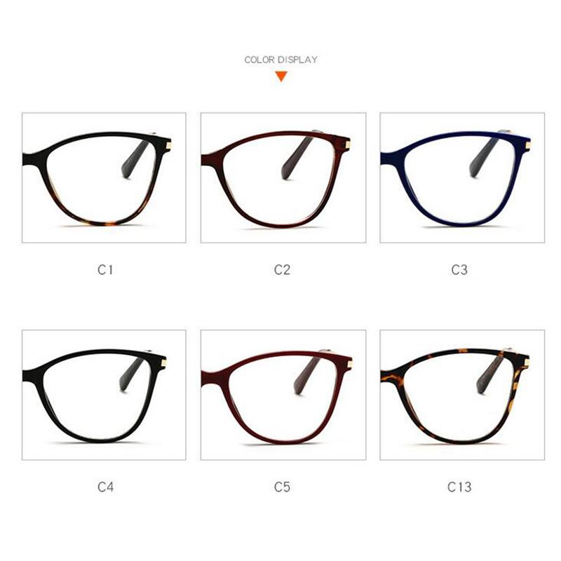 Anti Blue Light Cat Eye Myopia Glasses Women Brand Designer Spring Leg Prescription Spectacles Frame Diopter 0 -0.5 -0.75 To -6