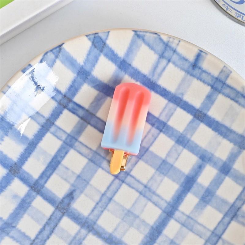 Colorful Ice Cream Hair Clip for Women and Kids – Summer Side Bangs Hairpin