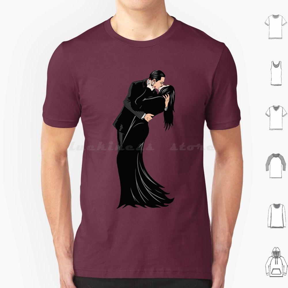 Cara Mia T Shirt Cotton Men Women DIY Print Romance Love Kiss Gothic Emo Addams Gomez Morticia Horror Halloween Scary Cara Mia