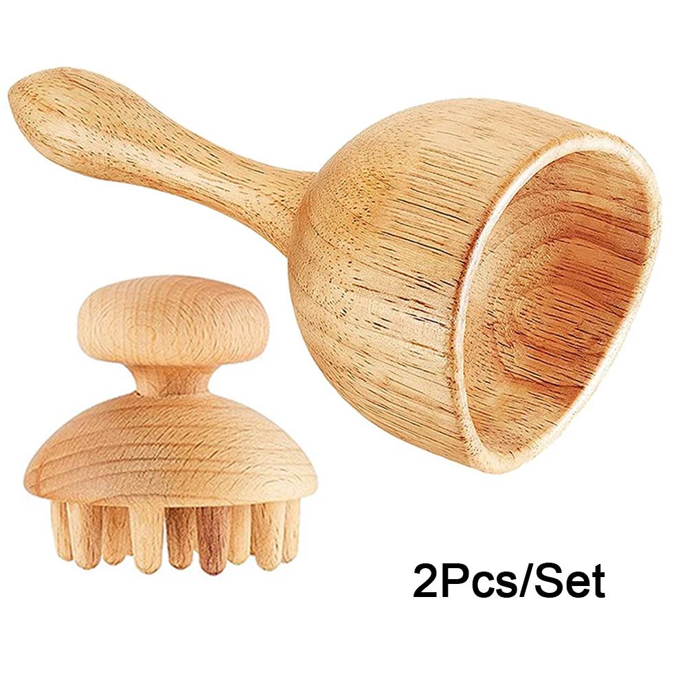 Wood Skin Scraping Therapy Complete Kit Maderotherapy Kit For Reductive Massage Professional Wood Massage Tool For Body Contour