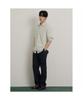 Binpolmen Garment-Dyed Semi-Wide Pants Navy