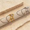 European and American Fashion Ring, Wave Chain, Fringed Open Ring, Water Drop, Niche Design Jewelry