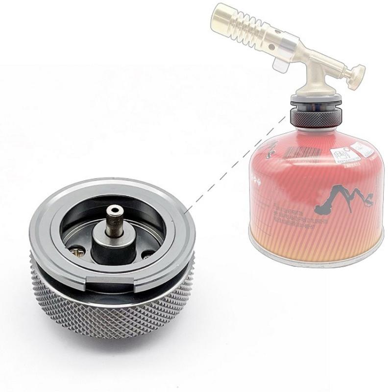 Flat Cylinders To Cartridge Gas Adapter Gas Camping Cylinders Torch Connectors Gas Gas Cylinders Adapter Enduring