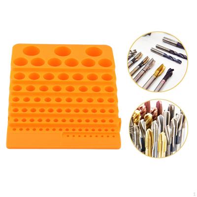 Milling Cutter Storage Box 84 Holes Multipurpose Accessories for Quick Change Bits Tool Parts Holder