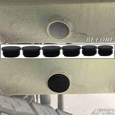 6Pcs For Suzuki Jimny 2019 2020 2021 Chassis Waterproof Plug Cover Cap Car Exterior Front Rear Suspension Parts Mouldings Trim