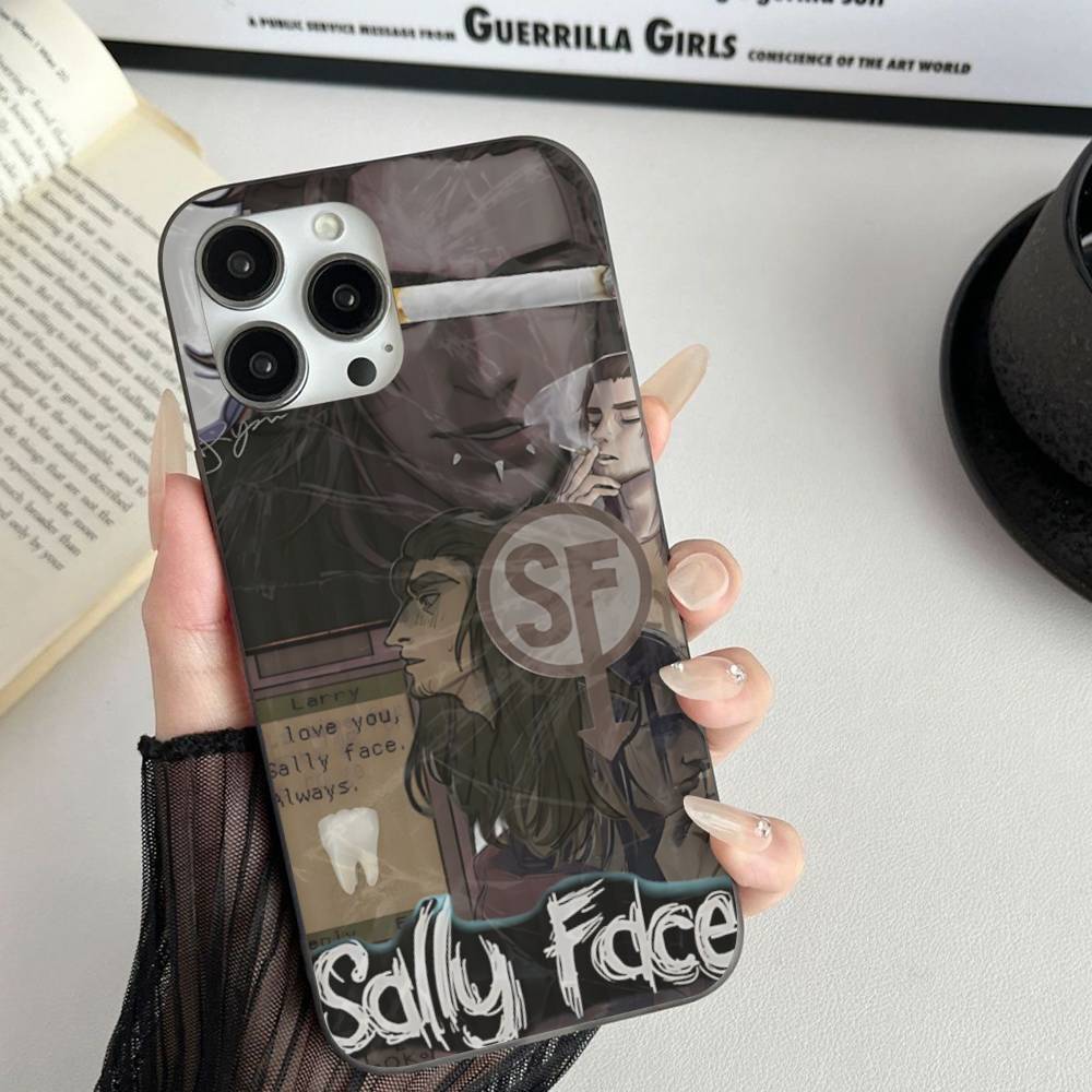 

Horror S-Sally F-Face Suspense Game For IPhone 15 16 17 14 13 12 Pro Max 16E 16 Plus 17 Air Corrugated Shockproof Phone Cover iPhone 17