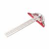 0-180 Degree Woodworkers Edge Ruler Stainless Steel Protractor Angle Angle Precision Carpenter Measuring Tool
