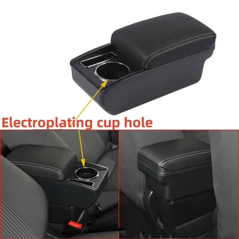 

For Seat Ibiza Armrest Box For Seat Ibiza 6j Ibiza 6L Car Armrest Auto Storage box 2010-2019 Dedicated Retrofit Car Accessories