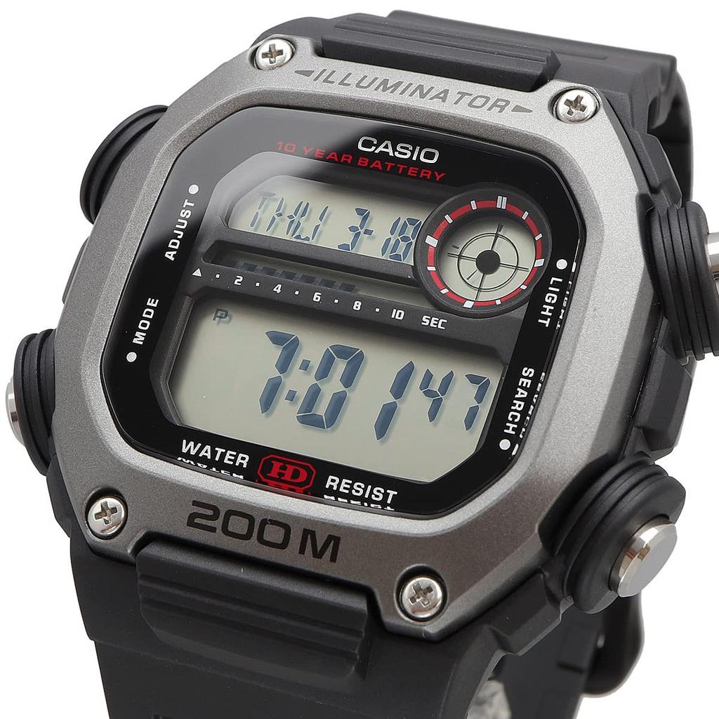 Casio Standard Digital Watch DW-291H-1AV Men's Black Overseas Model [Parallel Import]